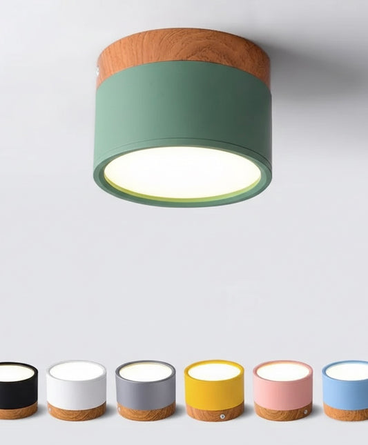 Modern Cylinder | LED Flush Mount Ceiling Light