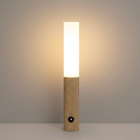 GlowLuxe indoor wall light with rechargeable battery and motion sensor