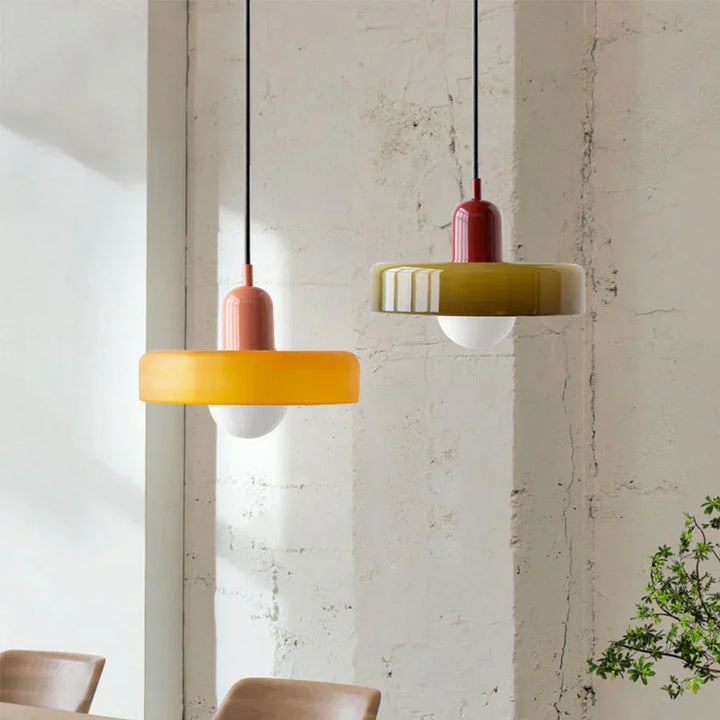 Marble Ceiling Pendant Light | 25x18 cm or 35x22 cm, Scandinavian Design | Warm Ambient Glow, Multiple Colours 1