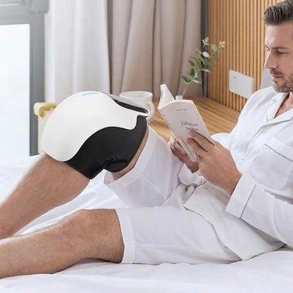 Knee Massager with Heat & Red Light Therapy | Air Compression | USB Rechargeable | Portable