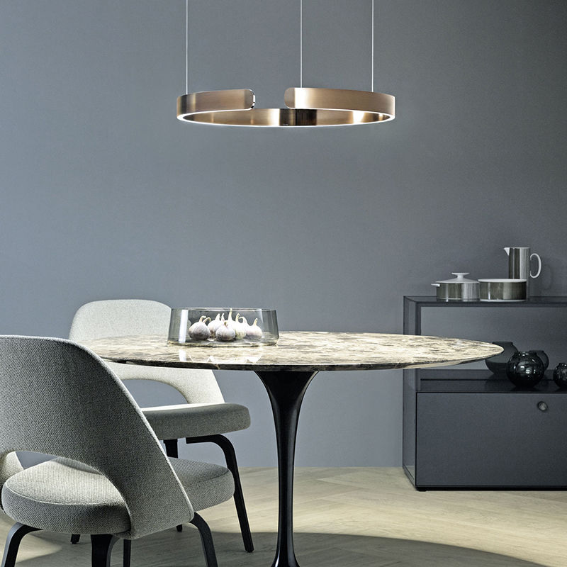 LED Pendant Ceiling Light Metal &amp; Acrylic Dome 40/60/80 cm | Black, Gold, Rose Gold, White | Dimmable, 3 Colour Temperatures 17