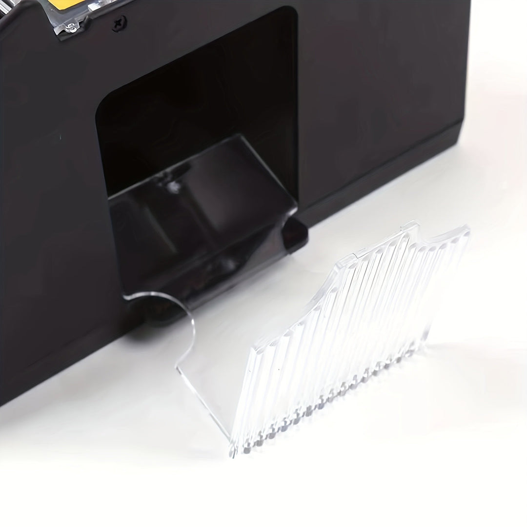 Automatic Card Shuffler for Standard Playing Cards | Battery Operated, Plastic | Poker, Bridge &amp; Board Game Nights 8