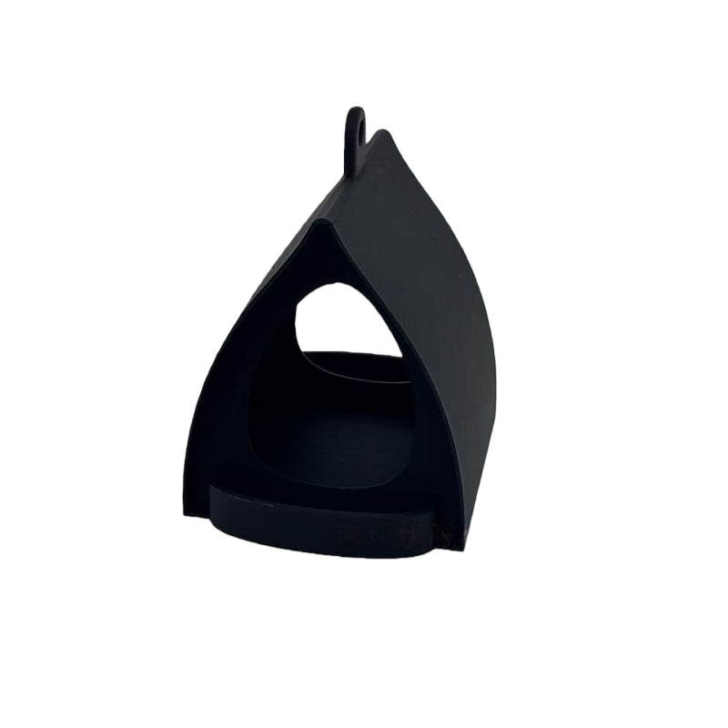 Hanging Bird Feeder Weatherproof Plastic Garden with Built-In Perch 6