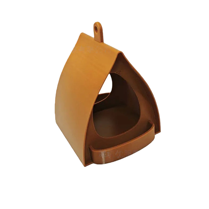 Hanging Bird Feeder Weatherproof Plastic Garden with Built-In Perch 9