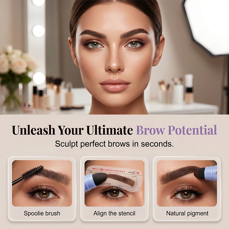 Waterproof Womens Eyebrow Gel 12-Hour Smudge-Proof Hold 5