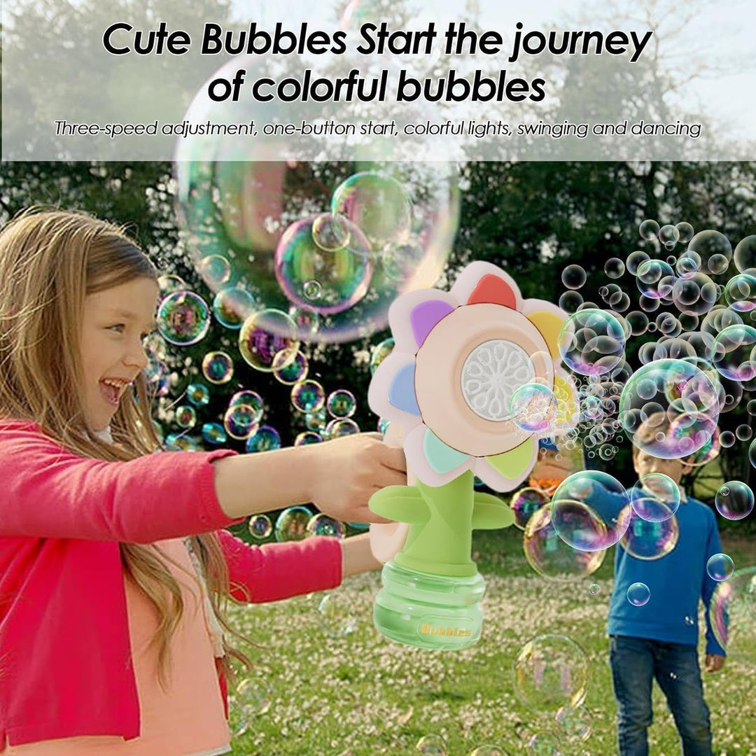 Bubble Spinner Toy Rechargeable ABS Plastic Handheld with Charging Cable 4