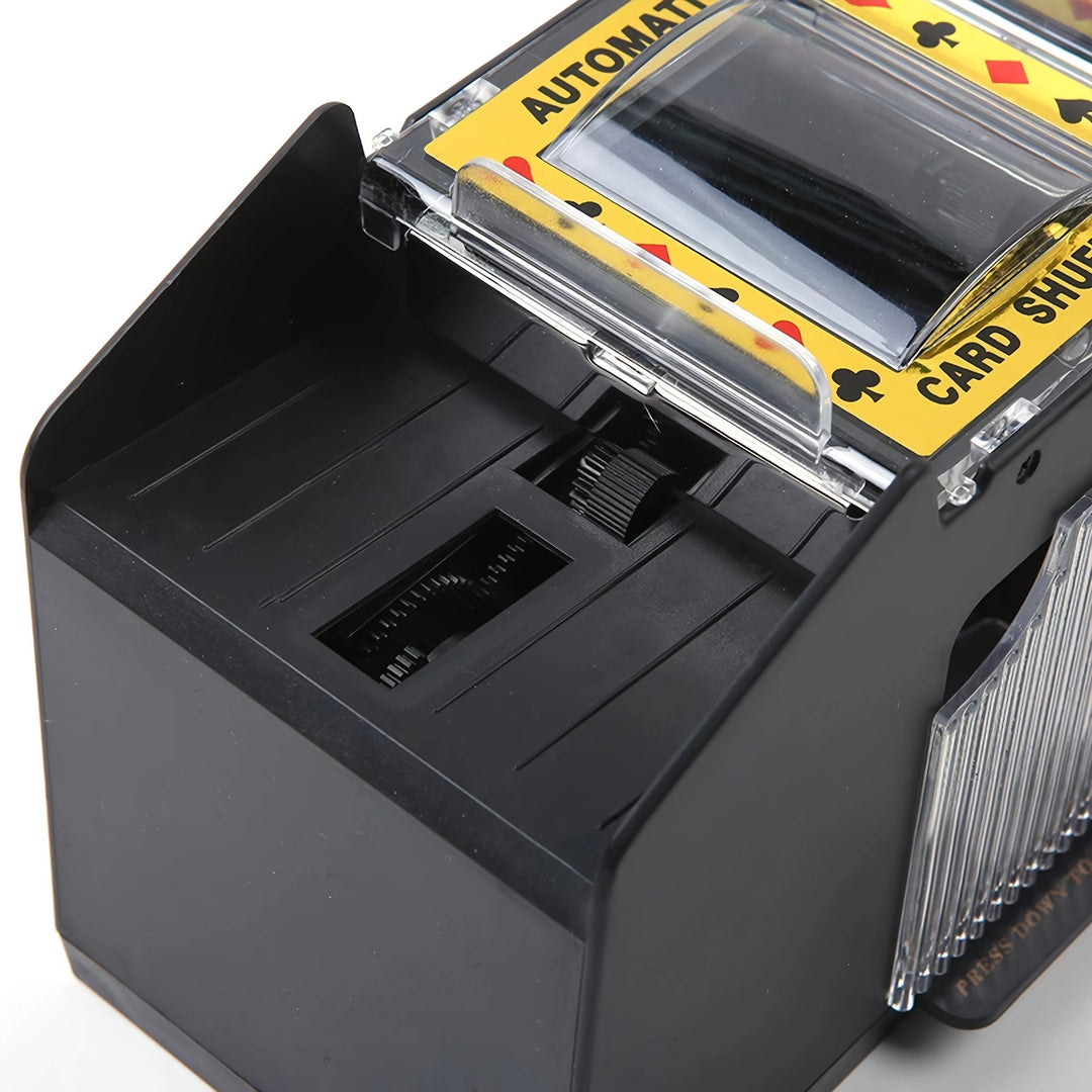 Automatic Card Shuffler for Standard Playing Cards | Battery Operated, Plastic | Poker, Bridge &amp; Board Game Nights 9