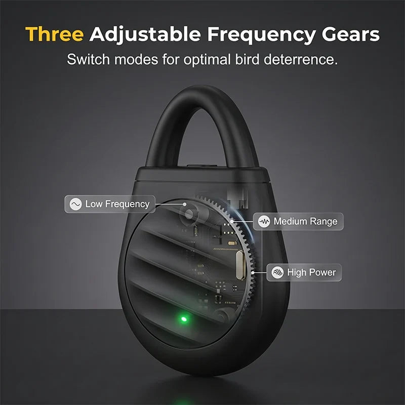 Ultrasonic Pest Control Device Portable Rechargeable USB-C with 3 Modes 8