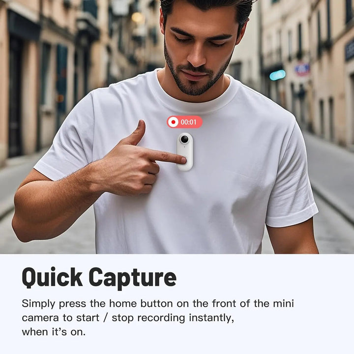 1080P Mini Action Camera | WiFi | Hands-Free Mount | Kids Sports &amp; Outdoor | Pocket Size