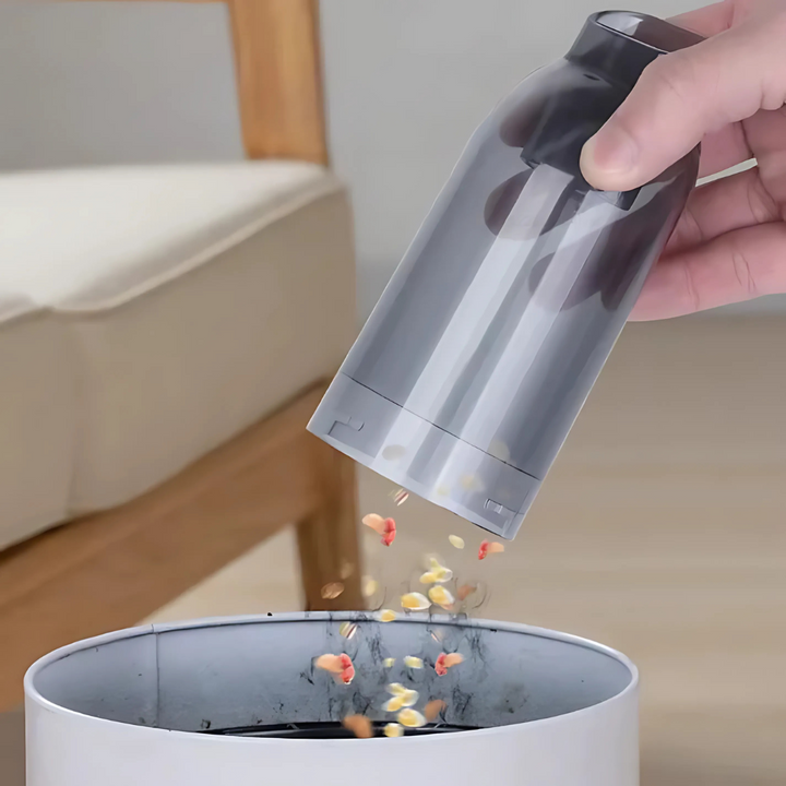 Cordless Handheld Vacuum 2-in-1 | Suction and Blow Function | USB Rechargeable for Car and Home with Interchangeable Nozzles 4