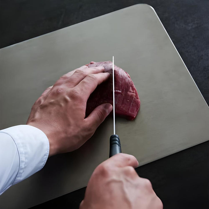 Stainless Steel Chopping Board | Non-Porous, Knife-Friendly, Scratch-Resistant Surface | Resists Stains and Odours 9