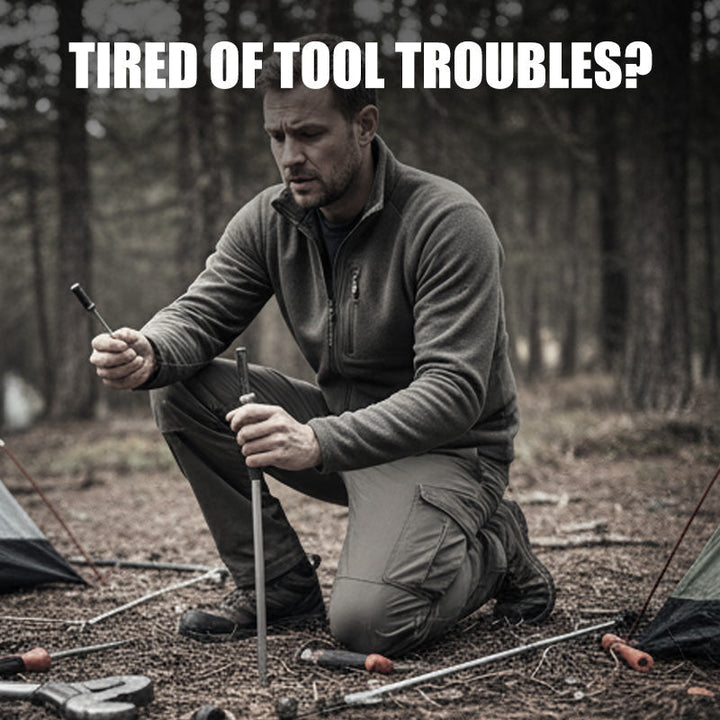 12-in-1 Folding Multitool with Pliers | Stainless Steel EDC