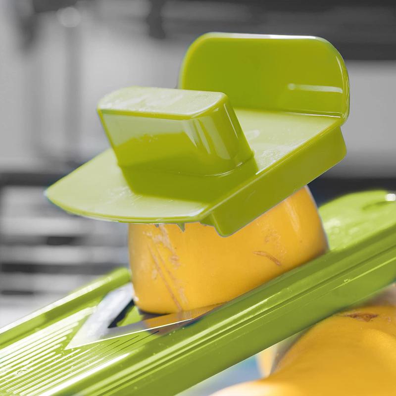 12-in-1 Vegetable Slicer, 8 Interchangeable Blades, Collection Container, Hand Guard 3