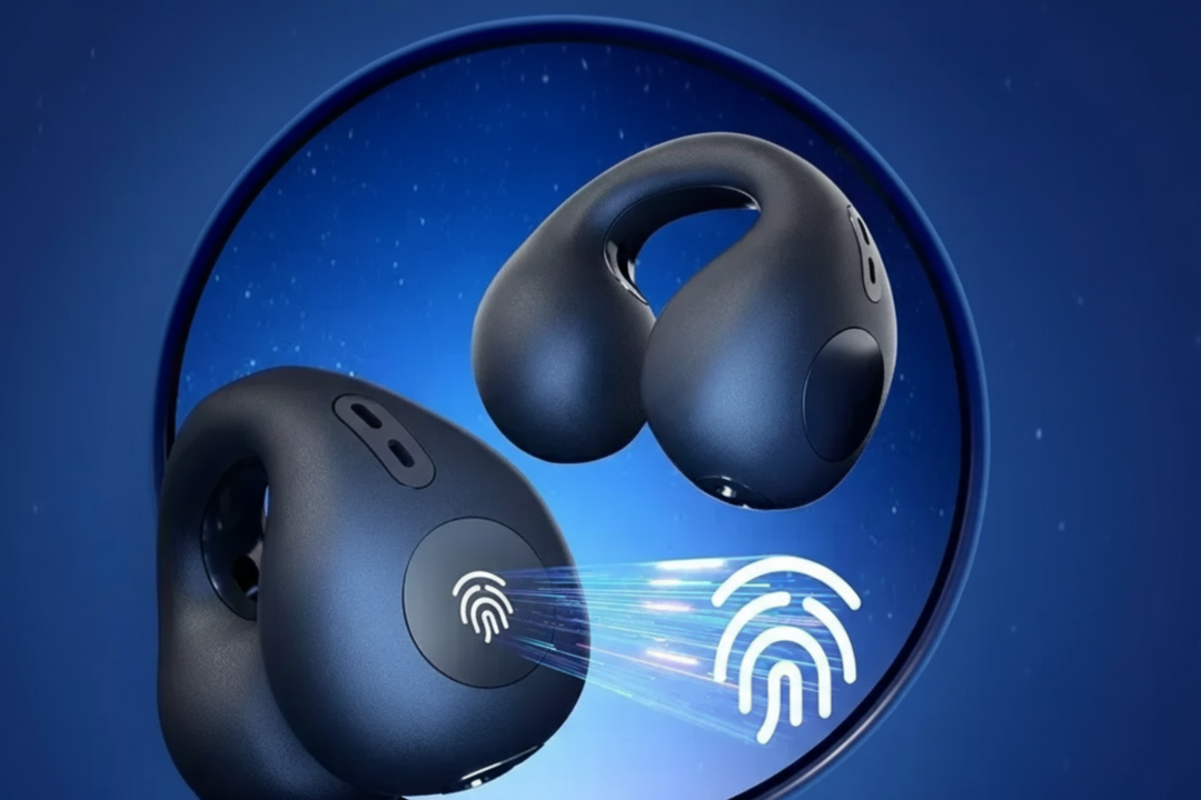 Open-Ear Wireless Earbuds | Water and Sweat Resistant, Built-In Microphone | Up to 8 Hours Battery, USB-C Fast Charging 4