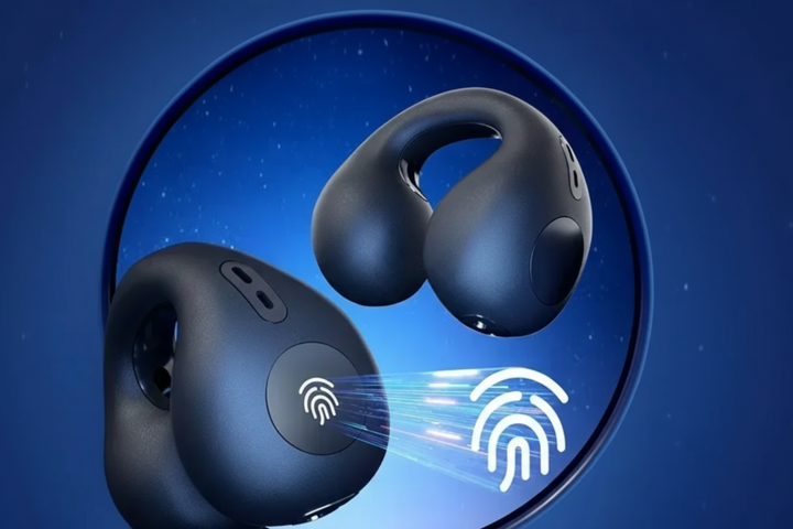 Open-Ear Wireless Earbuds | Water and Sweat Resistant, Built-In Microphone | Up to 8 Hours Battery, USB-C Fast Charging 4