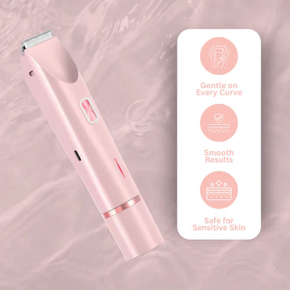 2-in-1 Electric Bikini and Body Trimmer | SilkSlick Waterproof Groomer