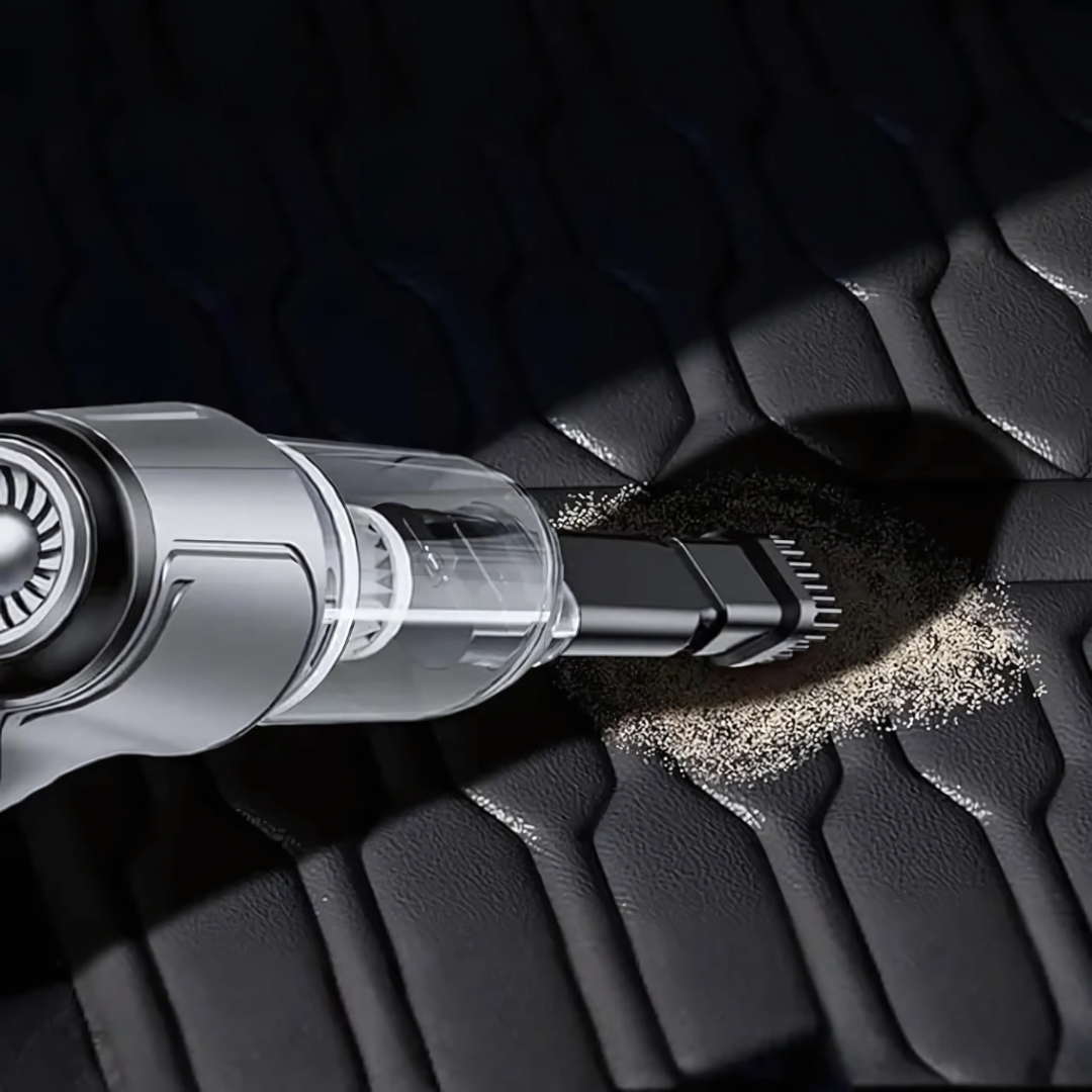 Cordless Handheld Vacuum 2-in-1 | Suction and Blow Function | USB Rechargeable for Car and Home with Interchangeable Nozzles 6