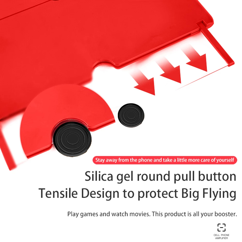 Phone Screen Magnifier HD Video Amplifier | Foldable Design with Phone Holder | Hands-Free Viewing for Movies and Gaming 6