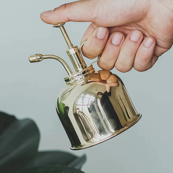 Brass Plant Mister for Men | Fine Mist Spray Mechanism | Lightweight Portable Design for Controlled Plant Watering 6