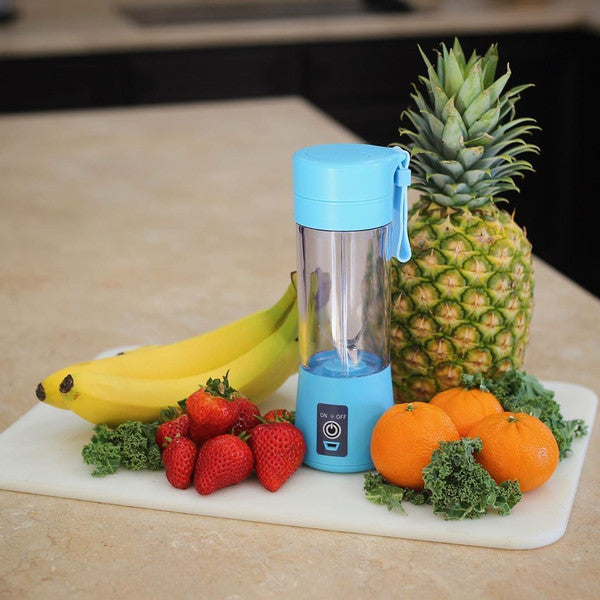 Portable Blender Bottle | 6-Blade USB Rechargeable Mini Juicer | 380ml Capacity, 2000mAh Battery, 12 Blends per Charge 7