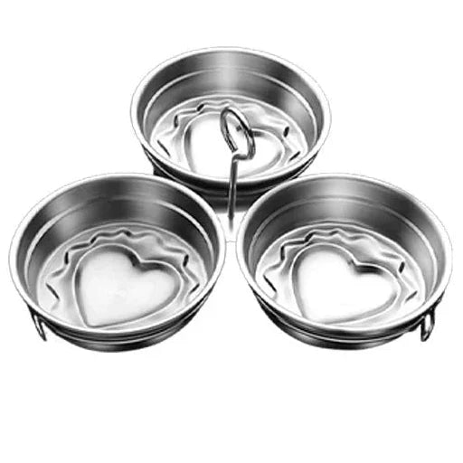 3 Cup Stainless Steel Egg Poacher Stovetop Steamer 13