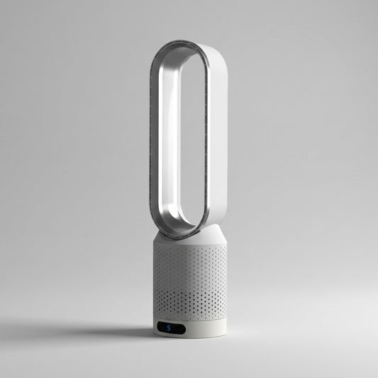 BreezeAir | 3-in-1 Bladeless Air Cooler, Purifier & Fan | 8 Speeds | 90° Oscillation