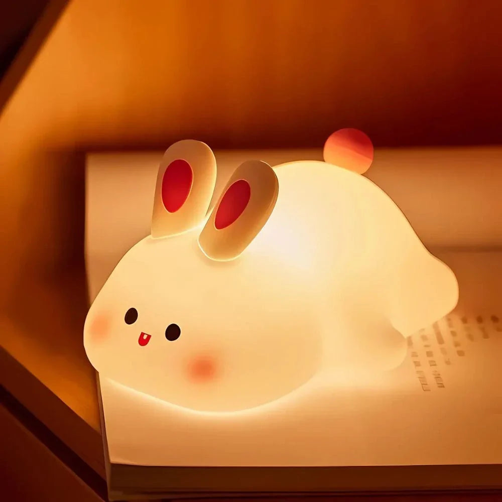 Silicone Squeeze Night Light | Adjustable 3-Level Brightness &amp; Rechargeable | 30-Minute Sleep Timer for Bedtime 7