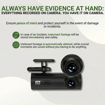 1080P Dash Cam | 170° Wide Angle | Sony Starvis Night Vision | G-Sensor | Voice Alerts | Loop Recording