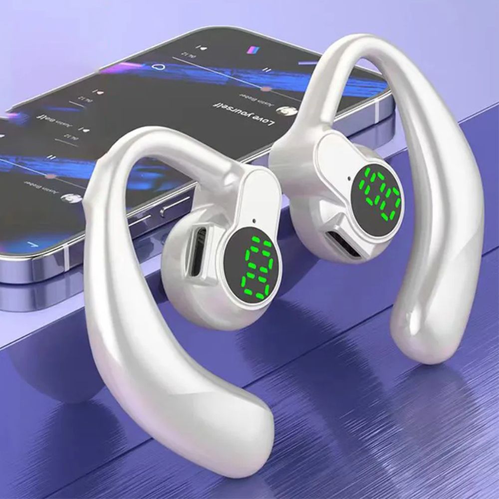 Bluetooth Headphones Open-Ear Wireless Touch Control with 20-Hour Battery 2