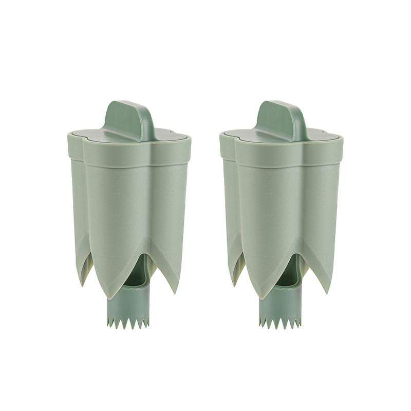 2-In-1 Fruit and Pepper Corer, ABS | Green, Two-Piece Snap Design | Removes Cores and Seeds Without Damaging the Flesh 12