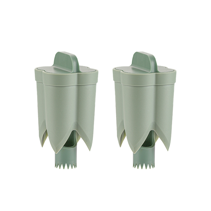 2-In-1 Fruit and Pepper Corer, ABS | Green, Two-Piece Snap Design | Removes Cores and Seeds Without Damaging the Flesh 12