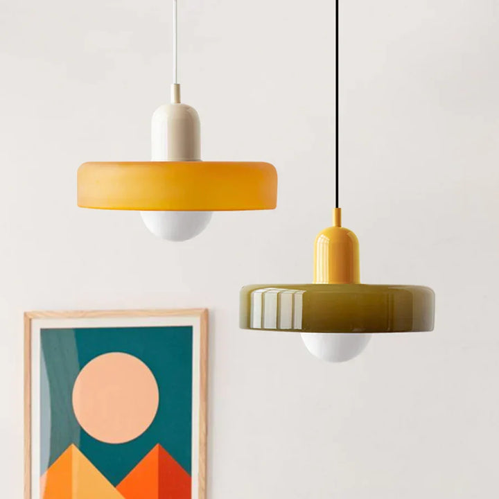 Marble Ceiling Pendant Light | 25x18 cm or 35x22 cm, Scandinavian Design | Warm Ambient Glow, Multiple Colours 3