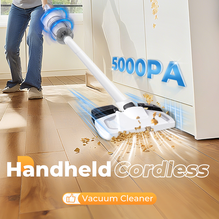 Handheld Cordless Vacuum Cleaner | High-Suction Power for Home, Car and Office | Lightweight Cord-Free Design for Quick Cleanup 1