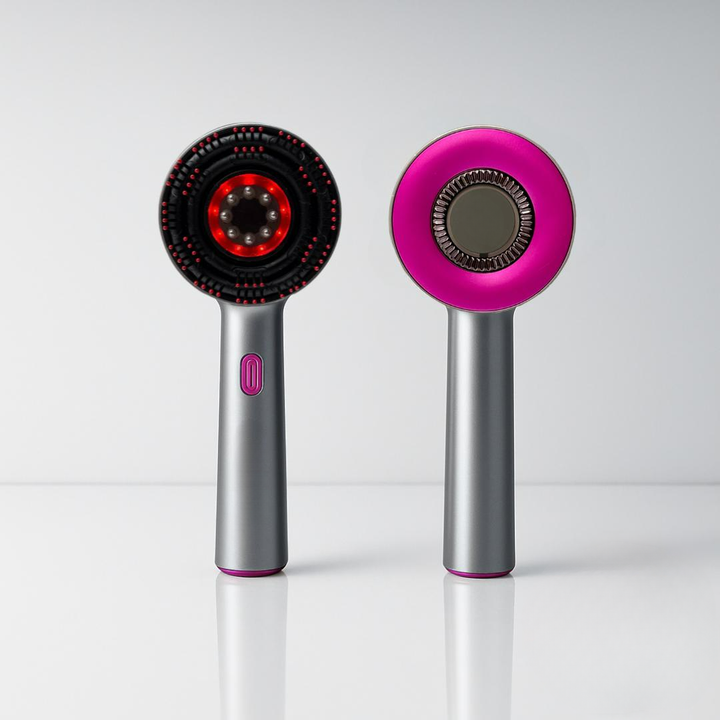 Red Light Scalp Stimulating Brush | Vibration Massage &amp; LED Technology | Supports Thicker, Denser-Looking Hair 1