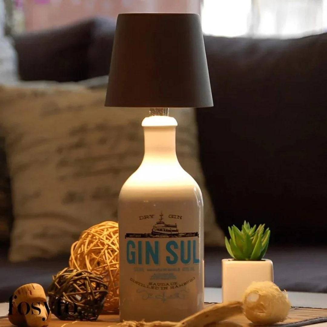 Rechargeable Bottle Light LED Cap Touch Control 3 Brightness 4