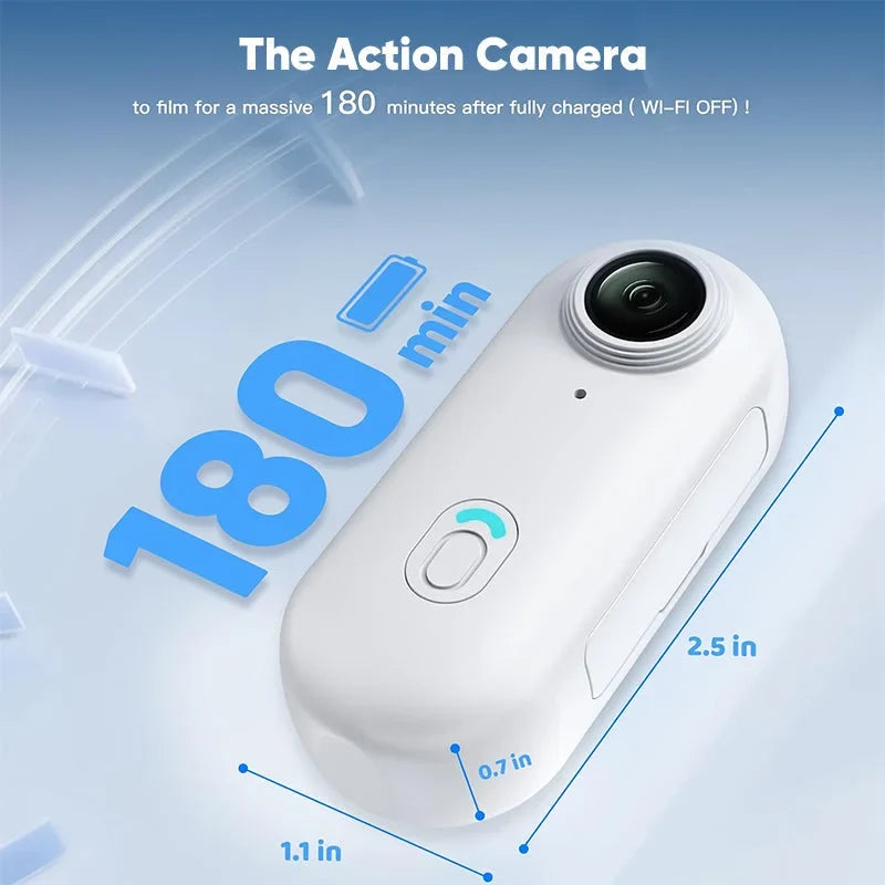 Mini Action Camera | Magnetic Wearable 1080p Camera