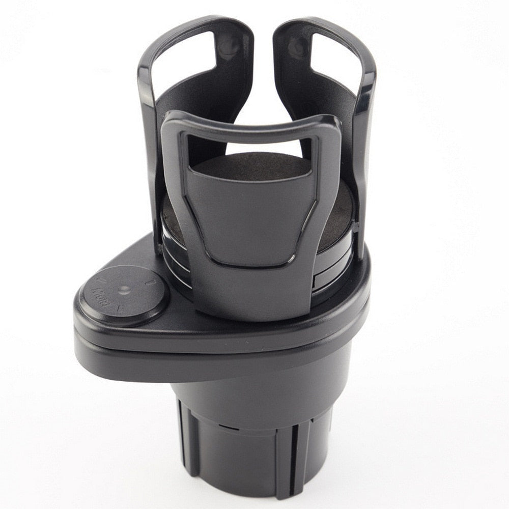 2 In 1 Car Cup Holder | Rotating Arms, Expanding Base