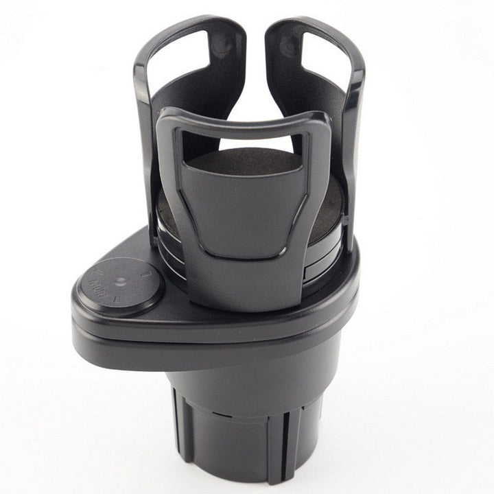 2 In 1 Car Cup Holder | Rotating Arms, Expanding Base