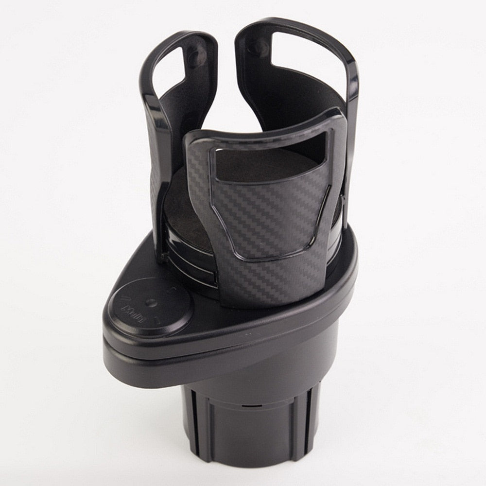 2 In 1 Car Cup Holder | Rotating Arms, Expanding Base