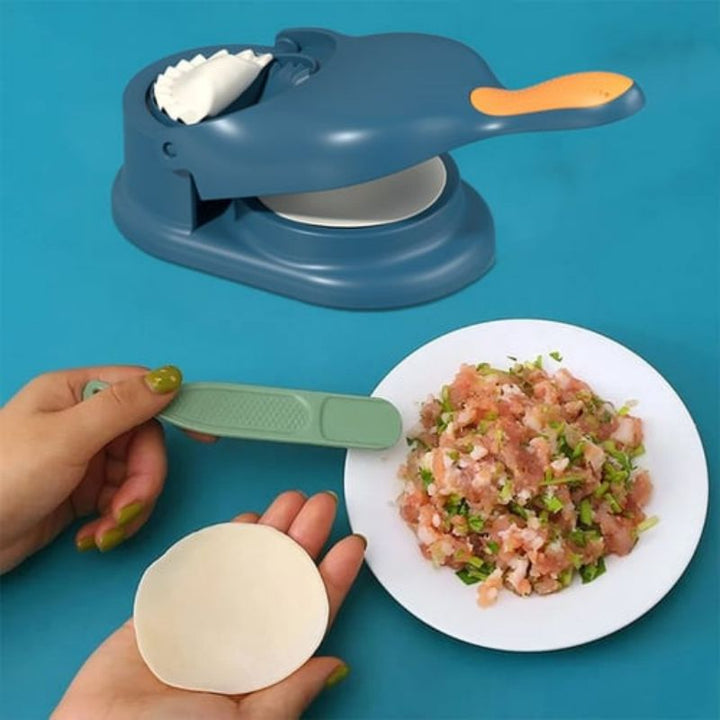 2 In 1 Dumpling Maker | Wrapper Press, Crimping Mould