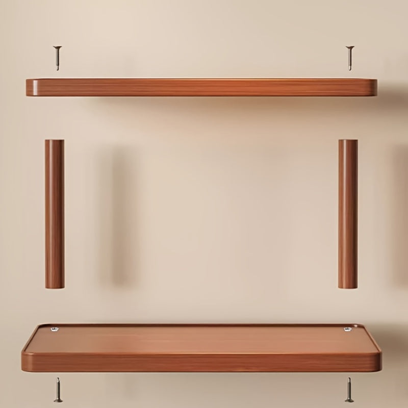 2-Tier Countertop Display Rack, Wood, Natural Finish, 30cm 2