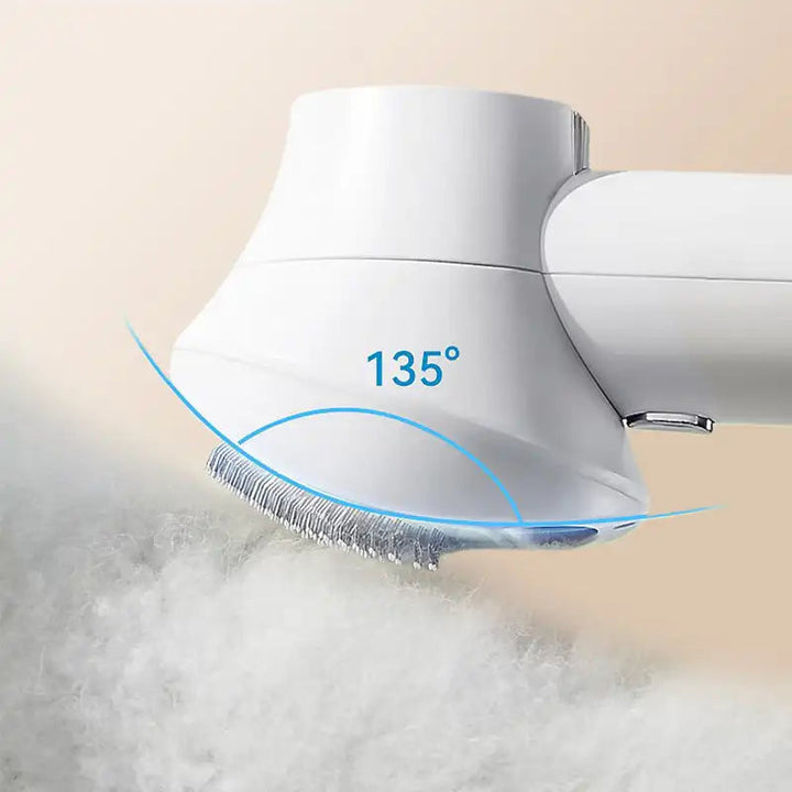 2 in 1 Dog Hair Dryer with Slicker Brush | Adjustable Heat 35-65°C &amp; 4-Speed Airflow | Quiet 55dB Pet Grooming Dryer