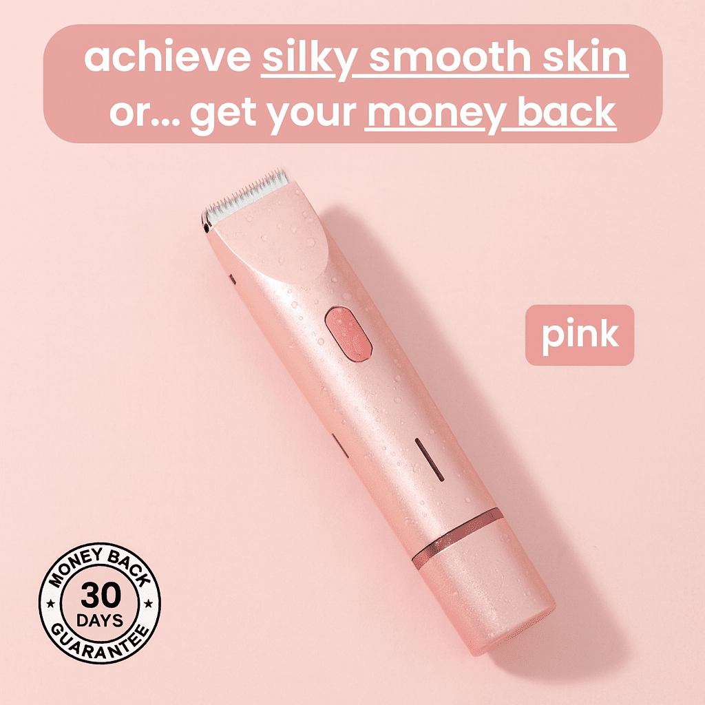 2-in-1 Electric Bikini and Body Trimmer | SilkSlick Waterproof Groomer