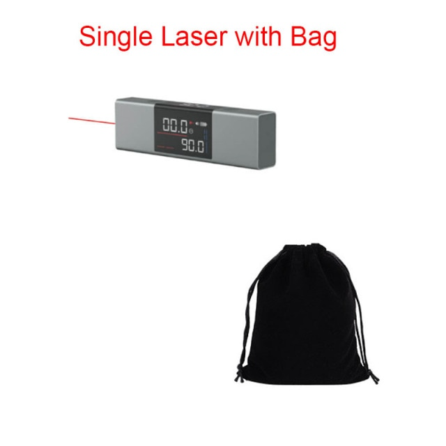 2-in-1 Laser Digital Level Ruler | 360° Self-Levelling, ±1mm Horizontal &amp; Vertical Accuracy | Type-C Rechargeable, IP54 Rated