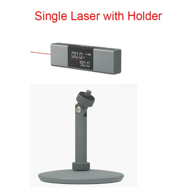 2-in-1 Laser Digital Level Ruler | 360° Self-Levelling, ±1mm Horizontal &amp; Vertical Accuracy | Type-C Rechargeable, IP54 Rated