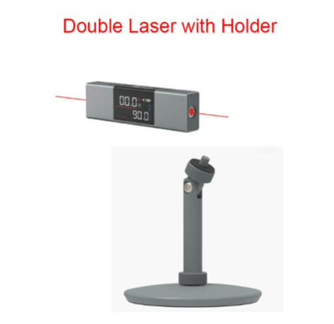 2-in-1 Laser Digital Level Ruler | 360° Self-Levelling, ±1mm Horizontal &amp; Vertical Accuracy | Type-C Rechargeable, IP54 Rated