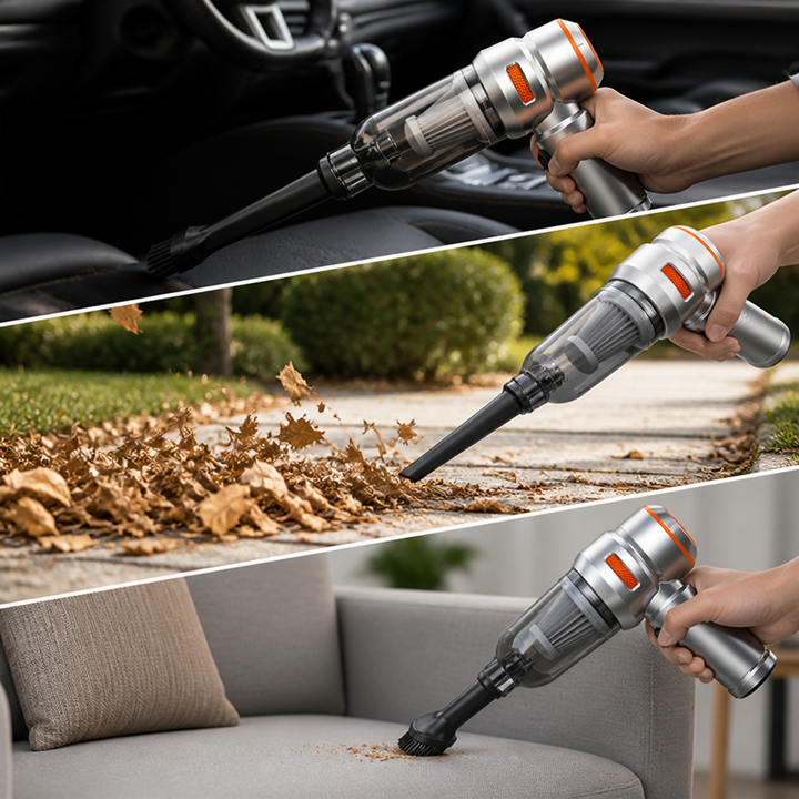 2-in-1 Leaf Blower &amp; Vacuum | Toggle Between Blow and Vacuum Modes | Lightweight, Ergonomic Design for Longer Use