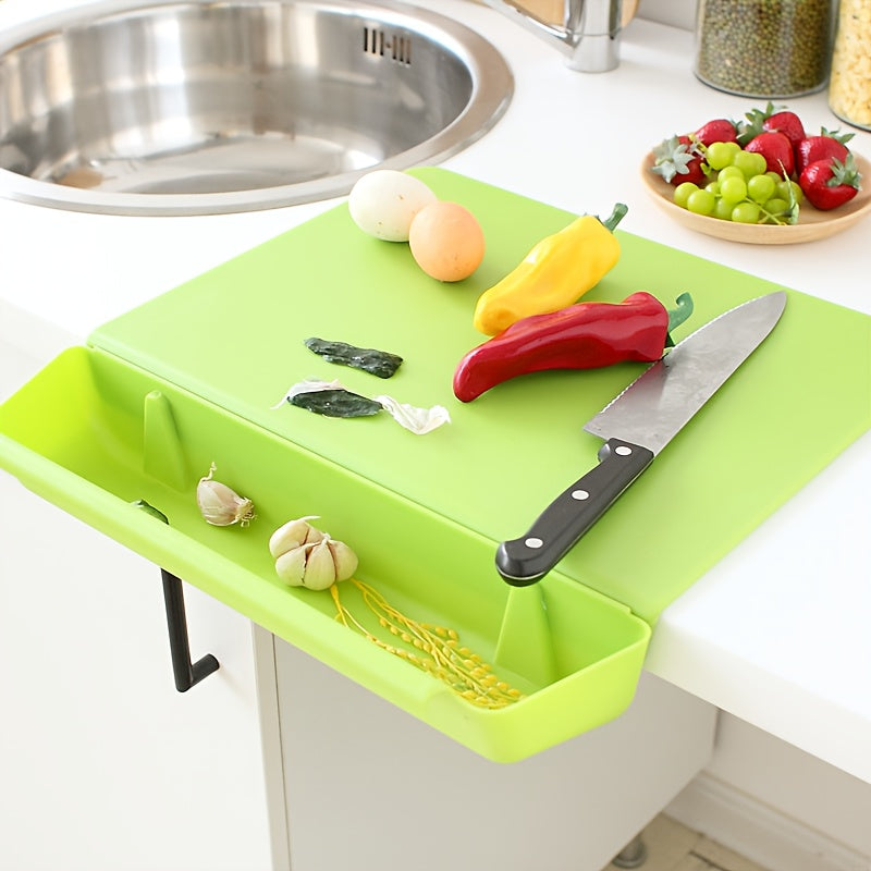 2-in-1 Chopping Board with Storage Box | Portable Kitchen Cutting Board &amp; Food Holder 5