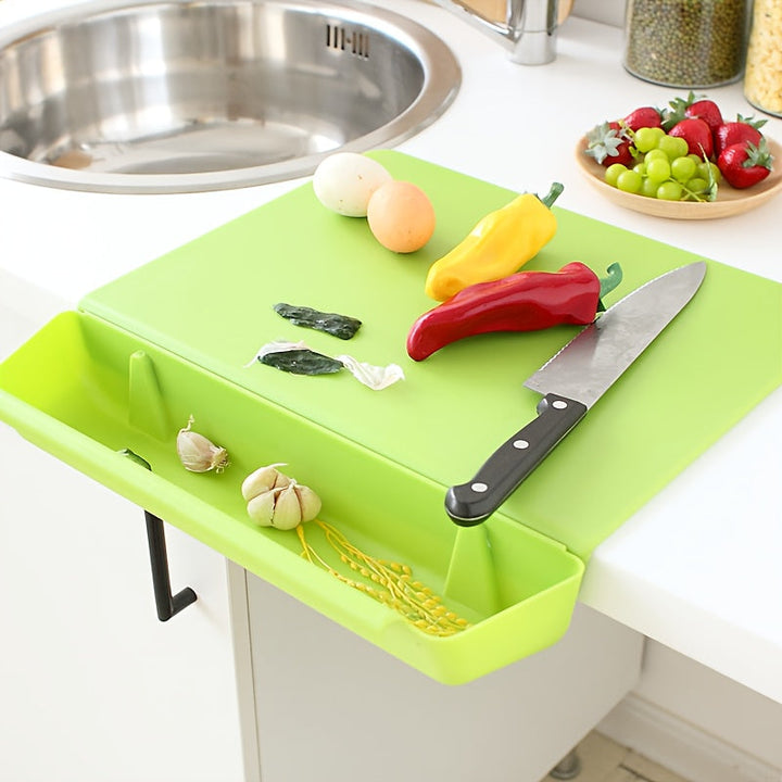 2-in-1 Chopping Board with Storage Box | Portable Kitchen Cutting Board &amp; Food Holder 5