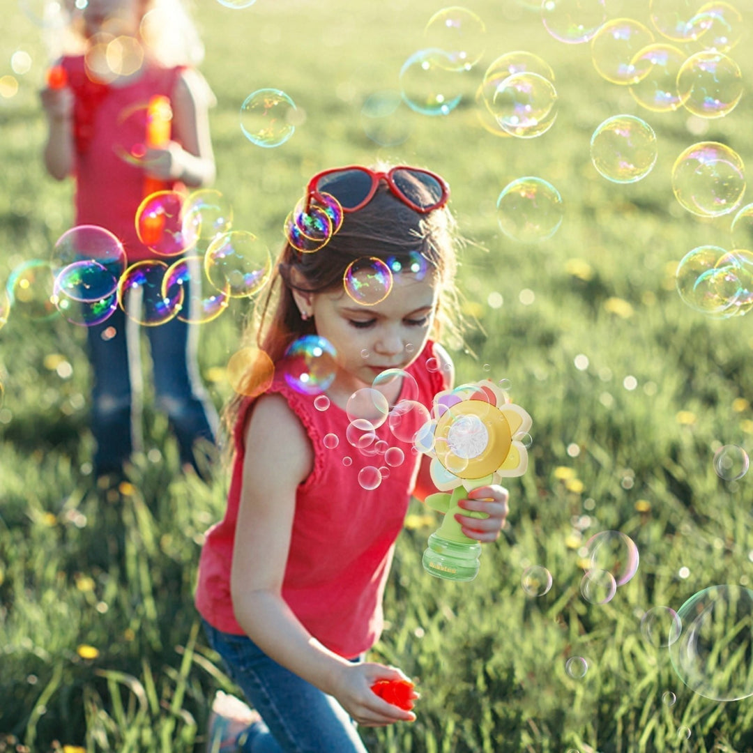 Bubble Spinner Toy Rechargeable ABS Plastic Handheld with Charging Cable 1